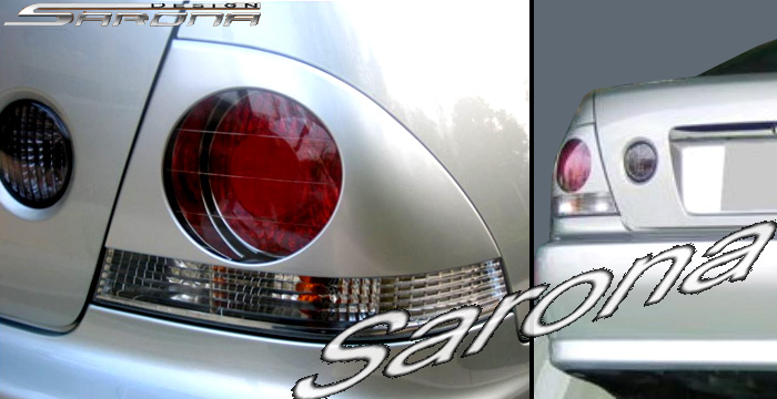 Custom Lexus IS300  Sedan Eyelids (2000 - 2005) - $98.00 (Part #LX-011-EL)
